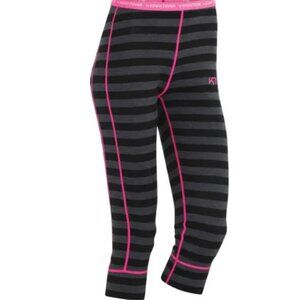 Kari Traa Women's Black‎ and Pink Ulla Capri Pants - Size M Medium